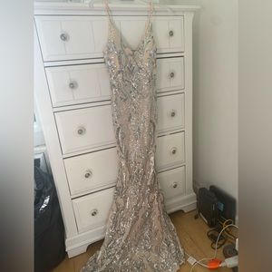 Windsor Mermaid Sequin Prom Dress